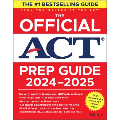 The Official ACT Prep Guide 2024-2025 - (Paperback)