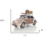 HomeRoots 7" Silver Metal Hand Painted Model Car Tabletop Sculpture - 3 of 4