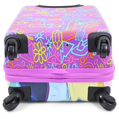 Disney Princess Hardside Carry On Spinner Suitcase - Purple_2