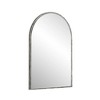 Wooakway 35.83"H 24.02"W Retro Arch Iron Bathroom/Vanity Mirror Disressed Wall Mirror Vintage Makeup Mirror Antique Decor Mirror - 2 of 4