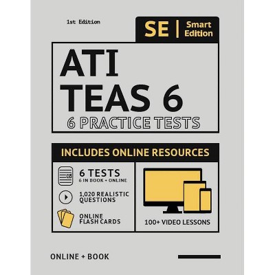 Ati Teas 6 Practice Tests Workbook 2020 2nd Edition - (Paperback)