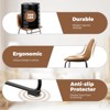 Gikpal Barstools, Counter Height Bar Stools with Back, Modern PU Leather Armless Chairs with Footrest and Metal Legs, for Kitchen Living Room Pub - 4 of 4