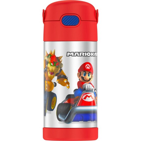 Thermos Mario Kart 12oz Funtainer Water Bottle With Bail Handle Red Target