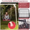 Tangkula Single Person Hanging Swing Outdoor Hanging Seat w/ Back Cushion & Seat Cushion - 4 of 4