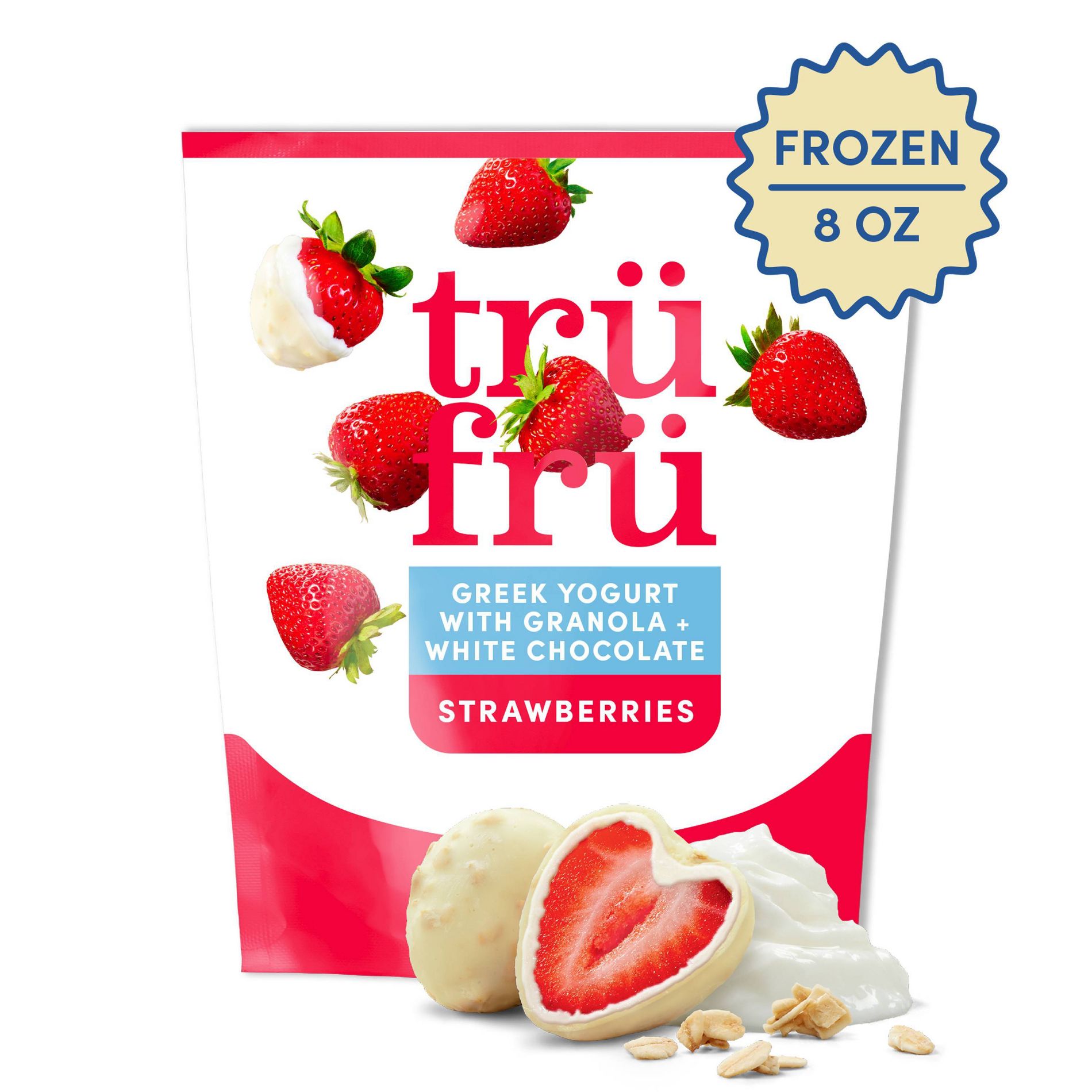 Tru Fru Strawberries Frozen Dairy Dessert - 8oz