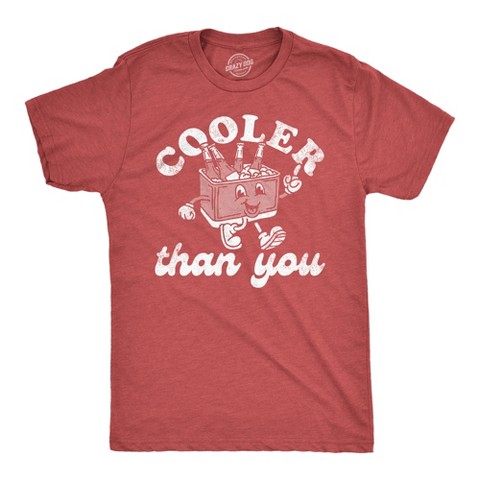 Мужские футболки Crazy Dog T-Shirts, Inc. Mens Funny T Shirts Cooler Than You Sarcastic Food Cooler Graphic Tee for Men - Crazy Dog Men's T Shirt For Foodies Red L