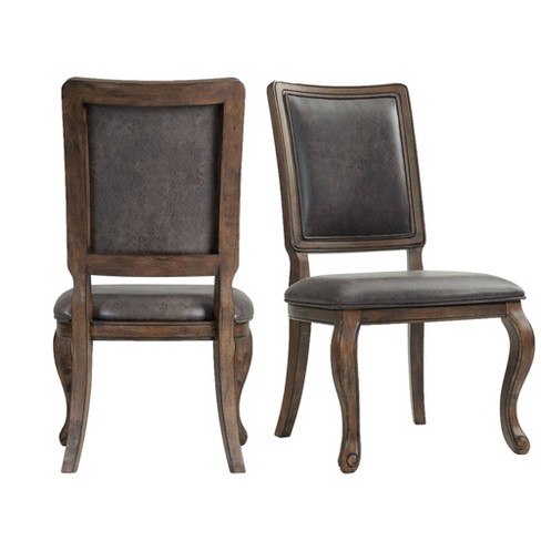 Set Of 2 Hayward Side Chair Set Walnut - Picket House Furnishings : Target