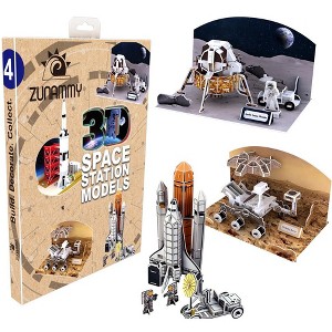Zummy 3D Space Station Puzzle Pop up Models for Kids - 1 of 3