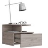 FONTOI Floating Nightstand with Drawer&Open Top Shelves, End Table for Living Room, Bedroom - 2 of 4