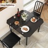 TROPOW Dining Table Set for 2, Kitchen Table Chairs Set of 2 with Ultra Comfortable PU Cushion, Dining Room Table Set for 2 Furniture with Kitchen - 2 of 4