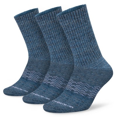 Men's Moisture Control Athletic Crew Socks 3 Pack - Mio Marino