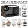 Sweet Jojo Designs Dog Crate Kennel Cover 36in. Boho Floral Wildflower Black Blue and Orange - 4 of 4