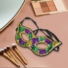 Unique Bargains Halloween Christmas Colorful Sequins Party Mask Purple Green Yellow 1Pc - 4 of 4