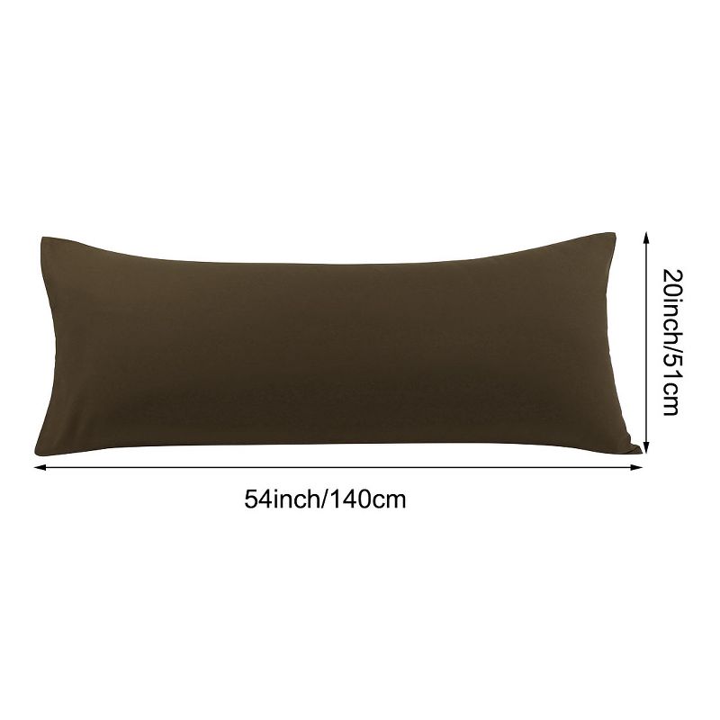 PiccoCasa 110GSM Brushed Microfiber Envelope Closure Soft Pillowcases 1 Pc, 5 of 6