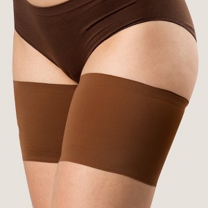 Bandelettes Original Anti-Chafing Thigh Bands – No-Slip, Skin-Friendly, Thigh Bands | Chocolate Unisex - 1 of 4