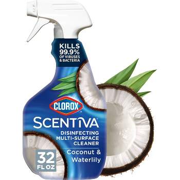 Clorox Coconut & Waterlily Scentiva Multi Surface Cleaner Spray Bottle Bleach Free - 32oz