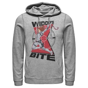 Men's Marvel Black Widow in the Crosshairs Pull Over Hoodie - 1 of 3
