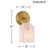 Possini Euro Design Possini Euro Jacob 11" High Gold and Natural Rope Wall Sconce - 4 of 4