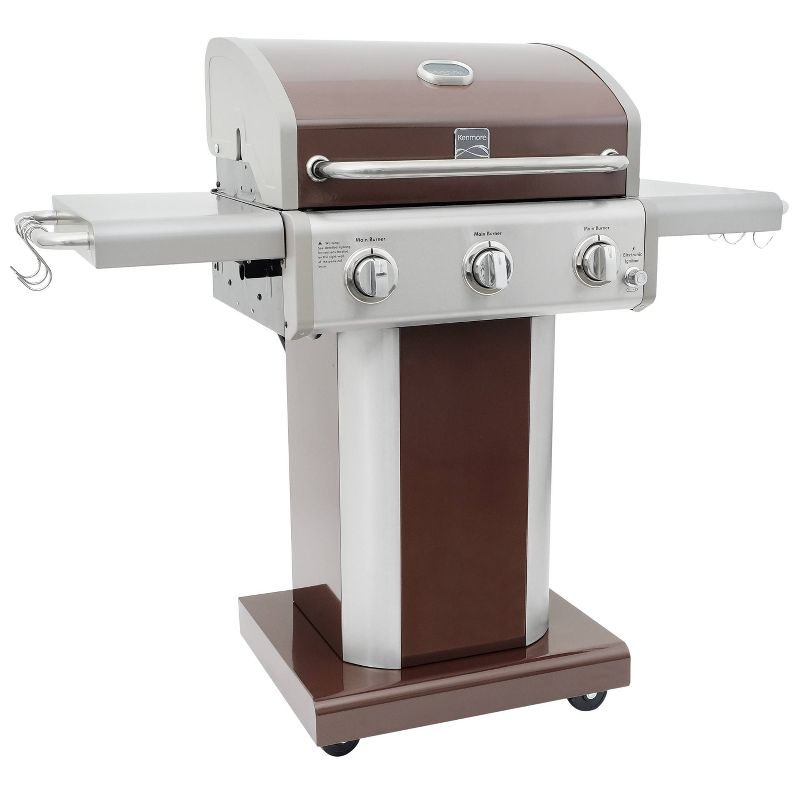 Kenmore 3-Burner Outdoor Gas BBQ Propane Grill, 3 of 15