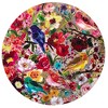 eeBoo: Piece and Love Birds & Blossoms Round 500 Piece Puzzle - 3 of 4