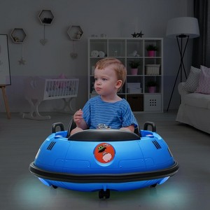 12V Kids Bumper Car with Remote Control | 360¡ã Spinning Electric Ride On Toy with LED Lights - 1 of 4