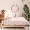 Deny Designs 3pc King Showmemars Cheery Tulips Pink Cream Comforter and Sham Set - 3 of 4