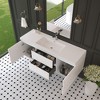 Whisen Floating Wall-Mounted Bathroom Vanity with Resin Sink, Water-Resistant Timber Cabinets and Drawers - 2 of 4