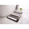 Zarkea™ - Pet Friendly Microfiber Modern Striped Rug, Washable Anti-Slip,Brown - 4 of 4