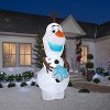 Gemmy Christmas Airblown Inflatable Olaf w/Snowflake Giant Disney, 11 ft Tall, White - 2 of 2