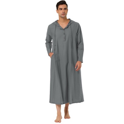 Men's Grey Pajamas, Loungewear & Robes