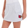 NCAA Louisville Cardinals Women's Gray Cargo Skort - 3 of 3