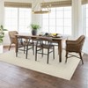 Coolmee Area Rugs for Living Room Modern Stripe Style Low Pile Non Skid Washable Ultra-Thin Low Pile Carpets Bedroom Office - 3 of 4