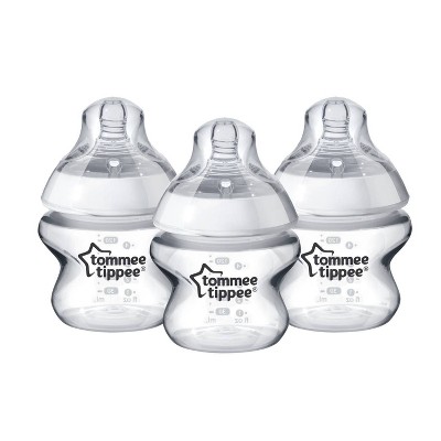 baby bottles closest to breast