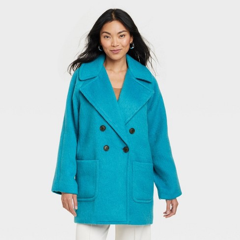 Teal hotsell peacoat women's