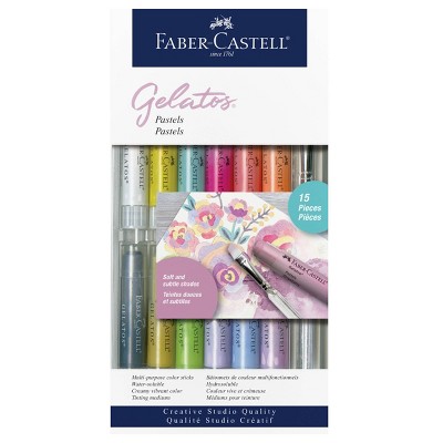 Faber-Castell 15pc Gelatos Pastels