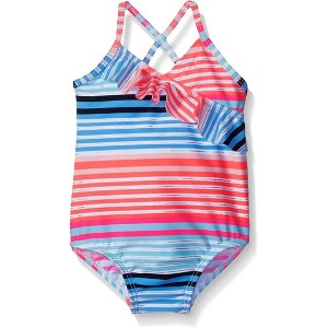 OshKosh B'Gosh Infant Girls' One-Piece Ruffle Trim Camikini Swimsuits - 1 of 3