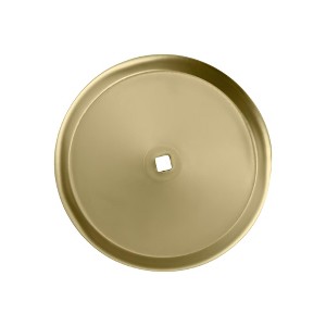 Brixwell 900-10221 Metal Closet Backplate Polished Brass Finish - 1 of 4