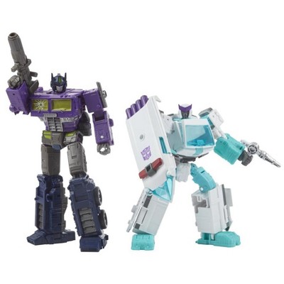 WFC-GS17 Shattered Glass Optimus Prime and Ratchet | Transformers Generations Selects War for Cybertron Trilogy Action figures
