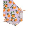 RuffleButts Baby Girls Orange You The Sweetest Long Sleeve UPF50+ One Piece Rash Guard - 3 of 4