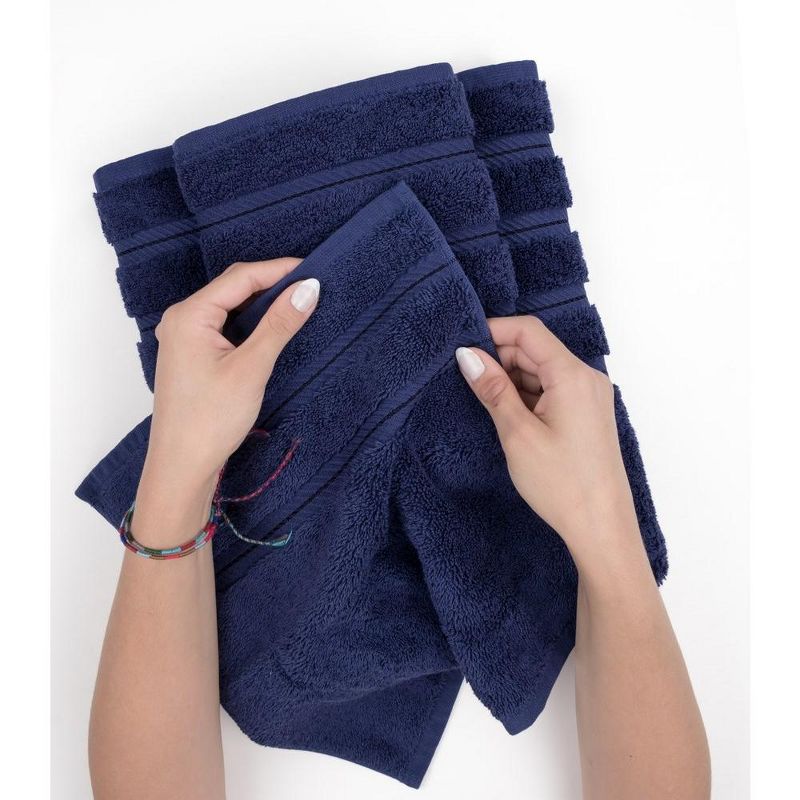 American Soft Linen 6 Piece Towel Set, 100% Cotton Bath Towels for Bathroom, 5 of 10