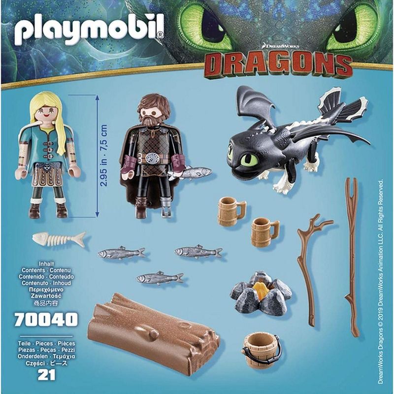 Playmobil Playmobil How to Train Your Dragon III Hiccup & Astrid with Baby Dragon, 3 of 4