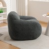 KTMBDW Bean Bag Chair with High Rebound Memory Foam Bean Bag Chairs for Adults Plush Lazy Sofa with Armrest for Living Room, Bedroom - 3 of 4