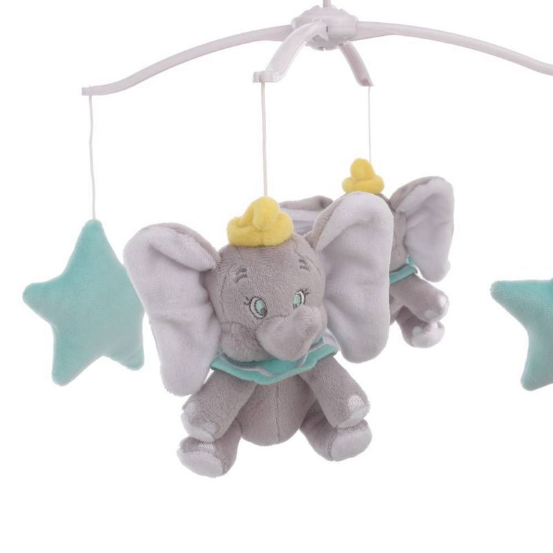 Disney Baby Dumbo Shine Bright Little Star Musical Mobile - Aqua/Gray/Yellow, 2 of 4