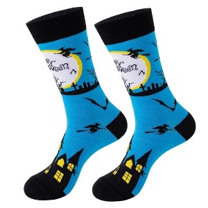 Happy Halloween Socks (Women's Sizes Adult Medium) from the Sock Panda - 1 of 4