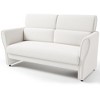 Loveseat Sofa, Modern Couches for Living Room with High Backrest and Removable Lumbar Pillows, Easy Assembly, Upholstered Comfy Sofa - 3 of 4