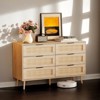 Karl Home 6-Drawer Beige MDF (Medium-Density Fiberboard) 47.24in. W Chest of Drawer - 4 of 4
