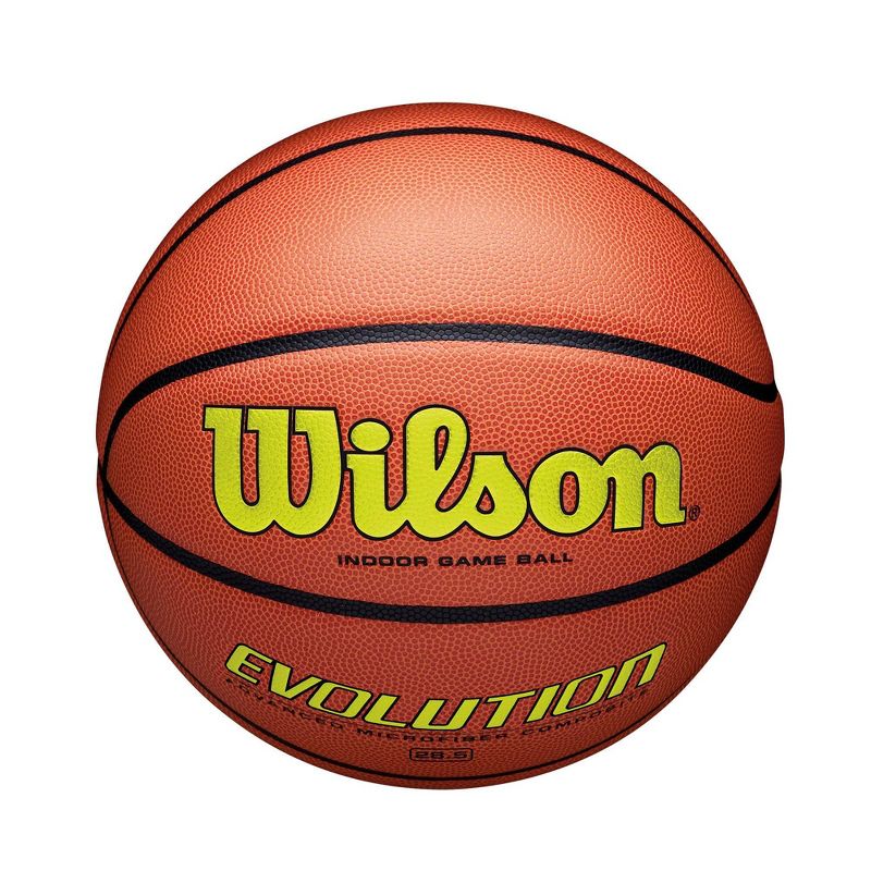 Wilson 29.5&#39;&#39; Evolution Game Basketball - Optic Yellow, 3 of 7