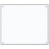 vidaXL Kitchen Backsplash Transparent 27.6"x23.6" Tempered Glass - 2 of 4