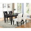 Simple Relax Set of 2 Faux Leather Upholstered Dining Chairs with Cutout Back Design - 4 of 4