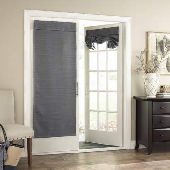 68"x26" Bryson Thermaweave Blackout French Door Panel Gray - Eclipse